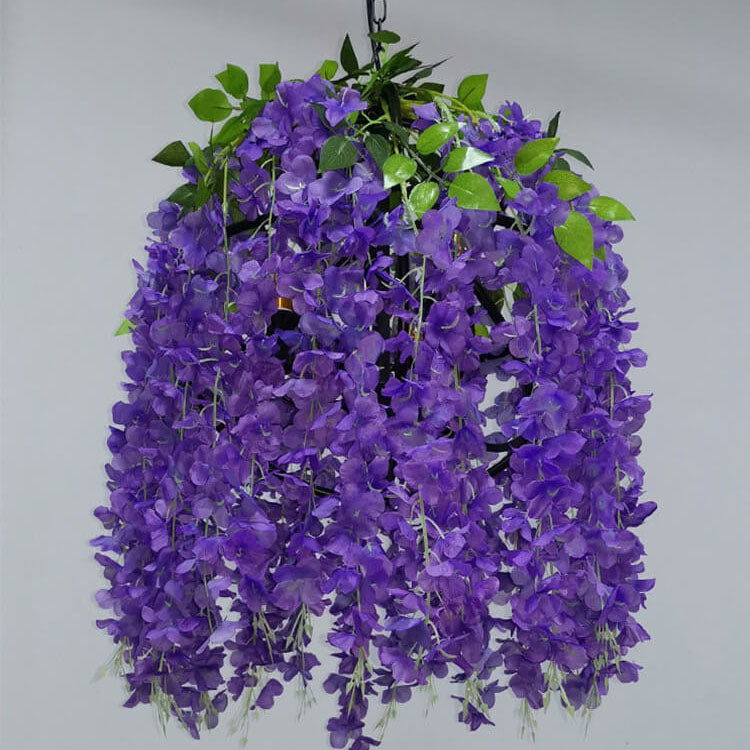 Floral Hanging Vine Chandelier Pendant Light