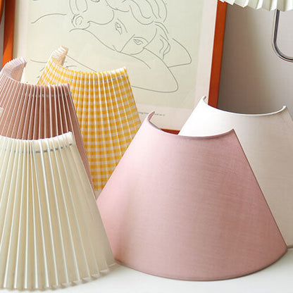 Wood Frame Fabric Shade Wall Lamp