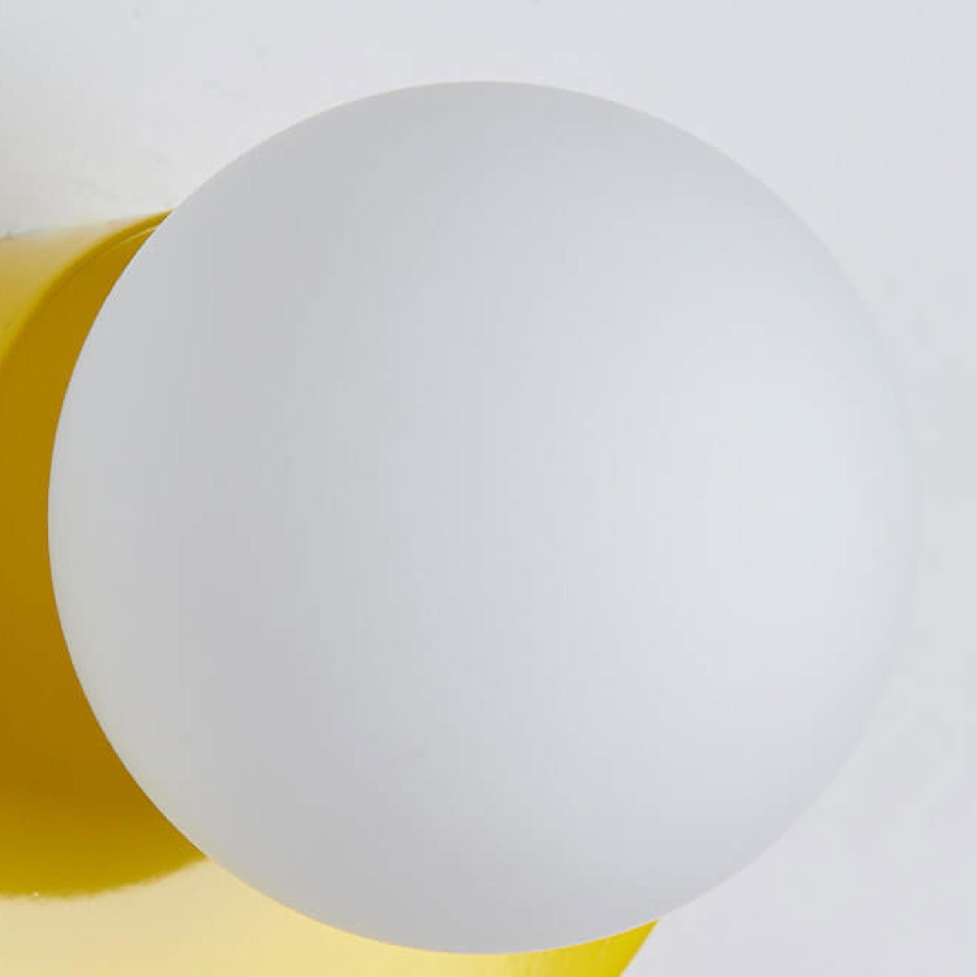 Modern Colorful Globe Wall Lamp with Semi-Circle Accent