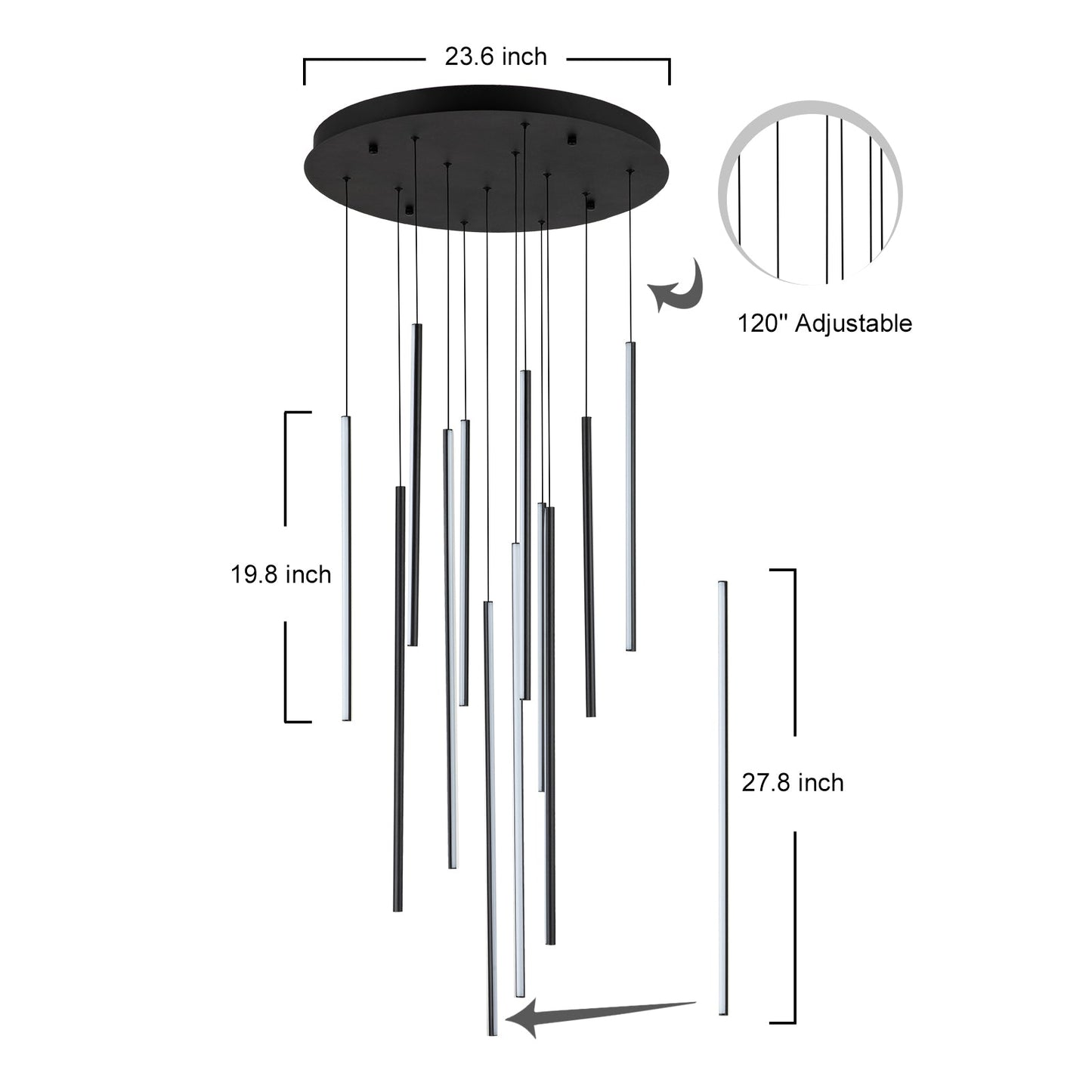 Auralis Cascade LED Pendant Light