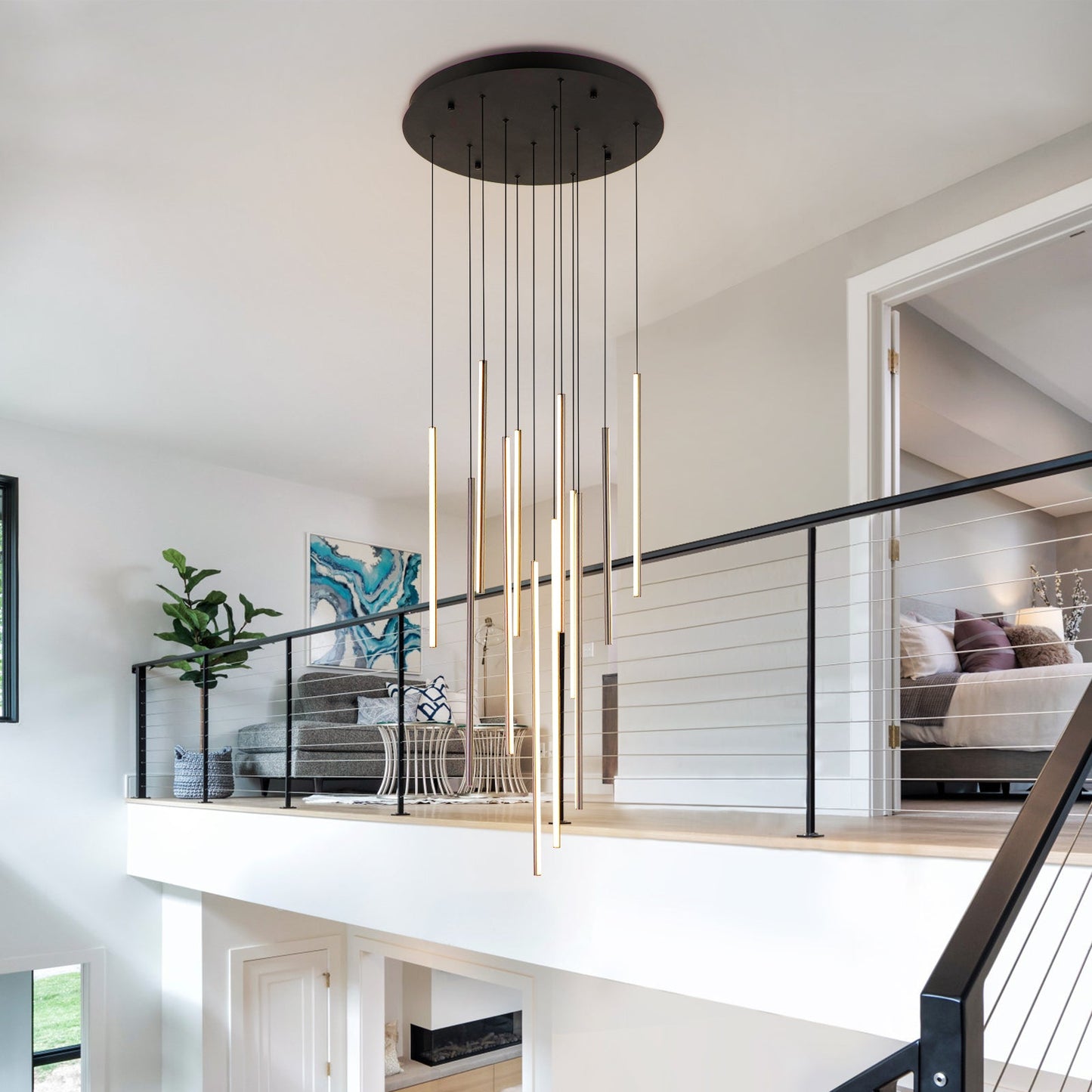 Auralis Cascade LED Pendant Light