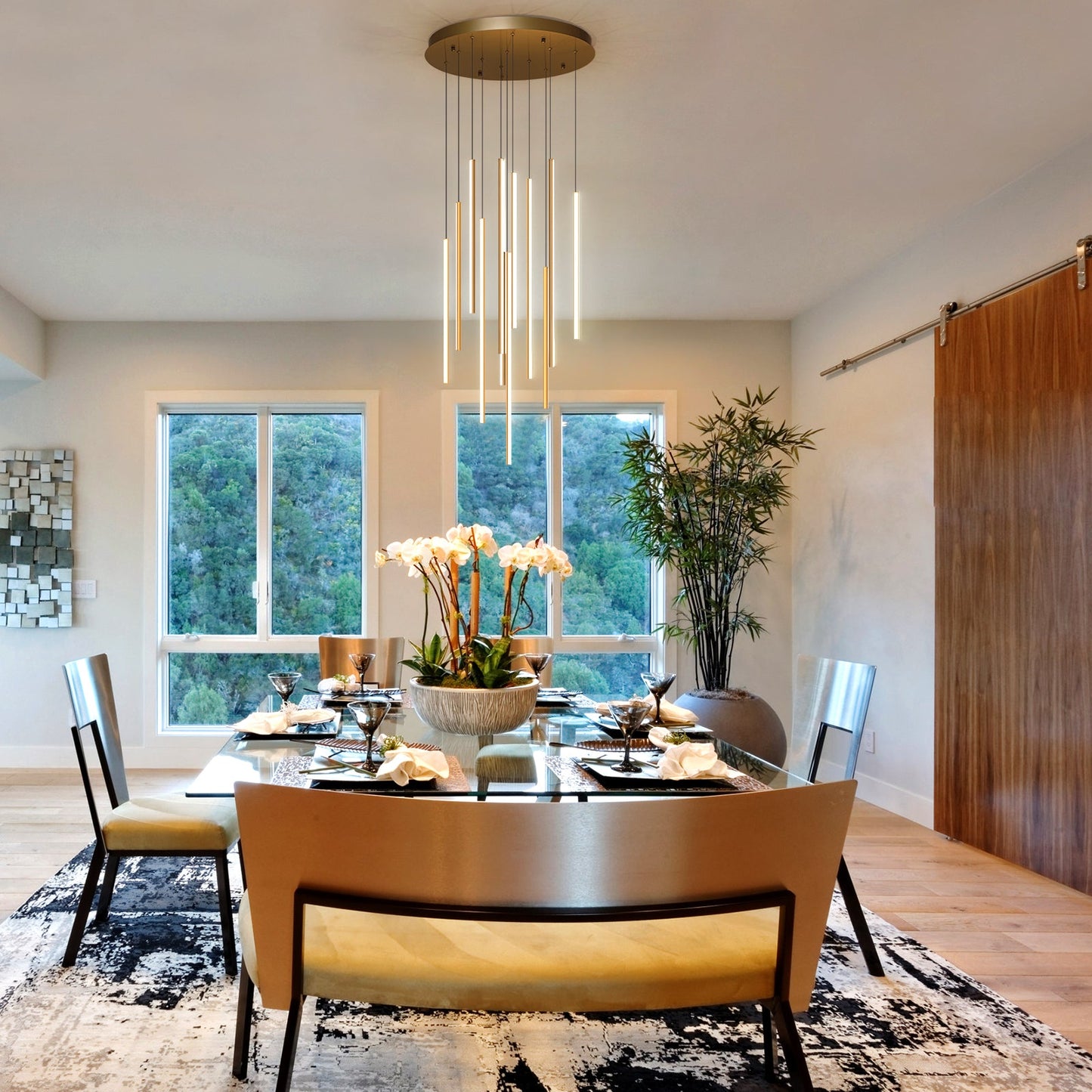 Auralis Cascade LED Pendant Light
