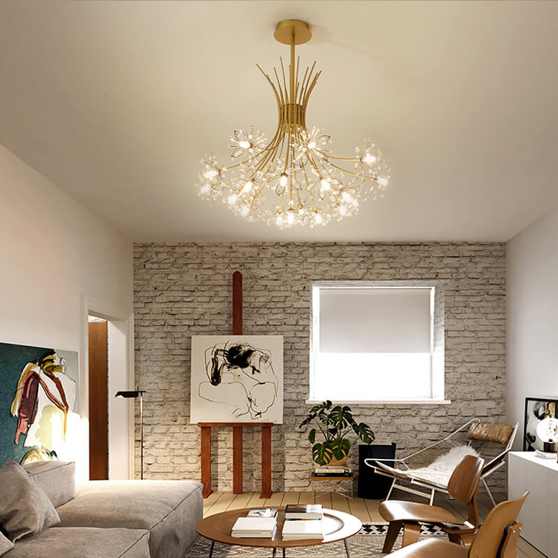 Luxury Crystal Branch Chandelier Light