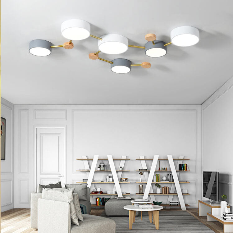 Modern Nordic Multi-Head LED Ceiling Light