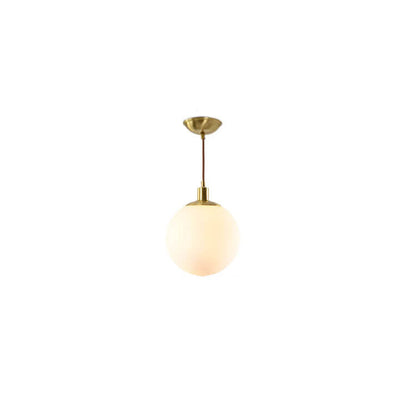 Minimalist Frosted Globe Pendant Light