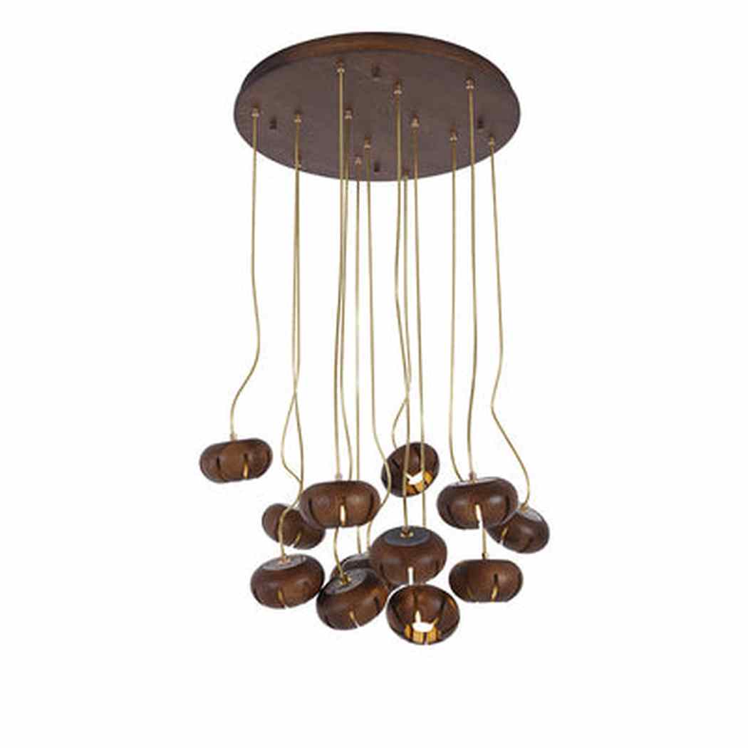 Petal Wood Chandelier