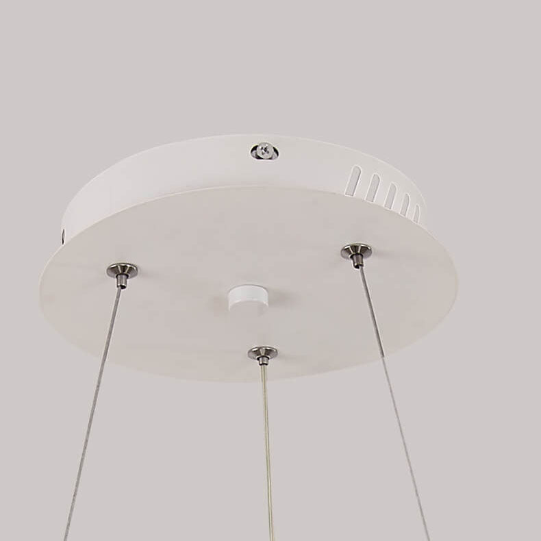 Minimalist Wooden Ring LED Pendant Light