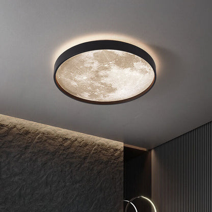 Modern Moon Glow LED Ceiling Light