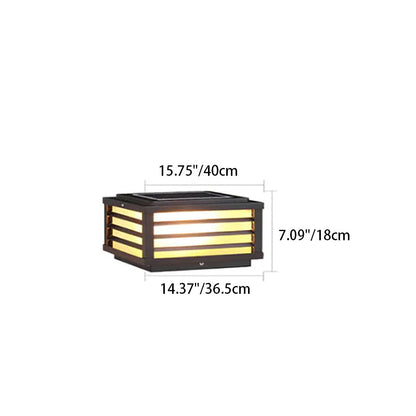 Solar LED Outdoor Fence Post Light