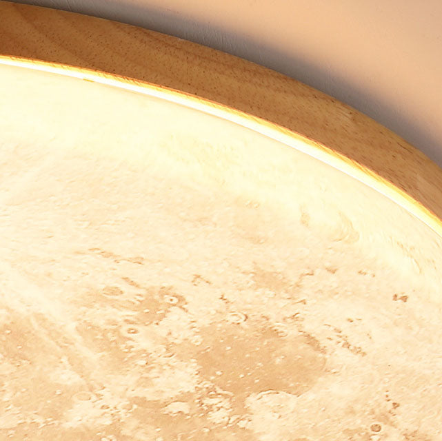 Nordic Minimalist Moon LED Flush Mount Ceiling Light