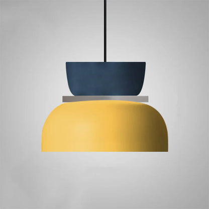 Modern Color Block Minimal Pendant Light