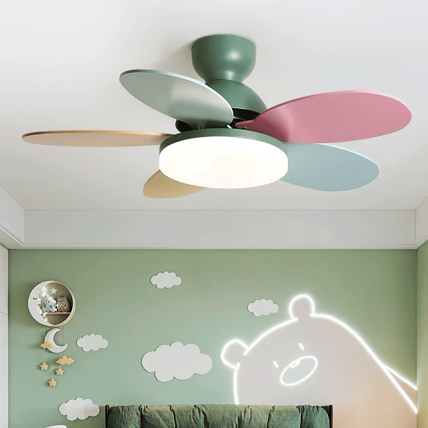 Petal Breeze Ceiling Fan Light