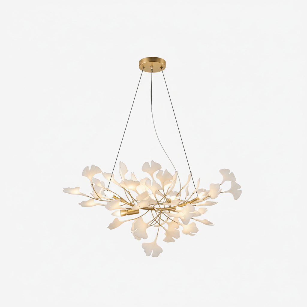 Modern Gingko Leaf Chandelier