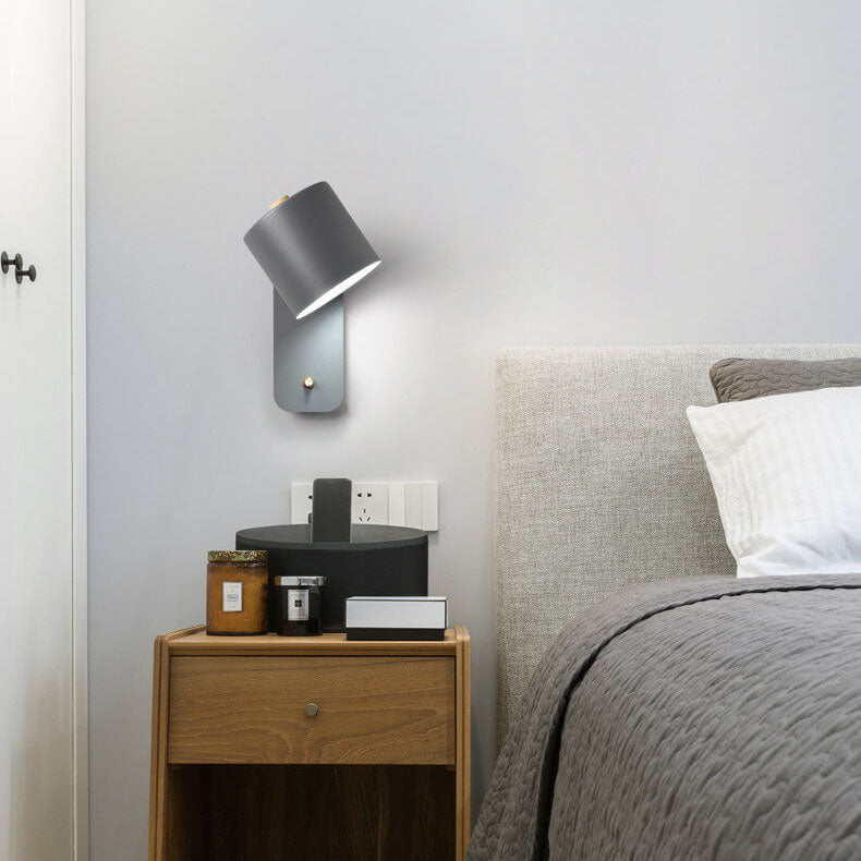 Adjustable Macaron Cylinder Wall Light