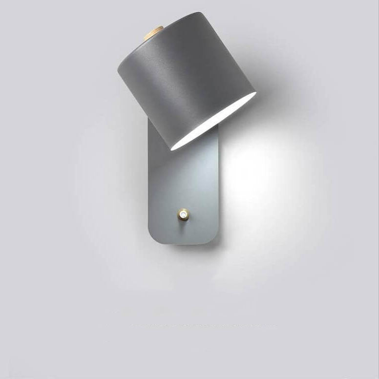 Adjustable Macaron Cylinder Wall Light