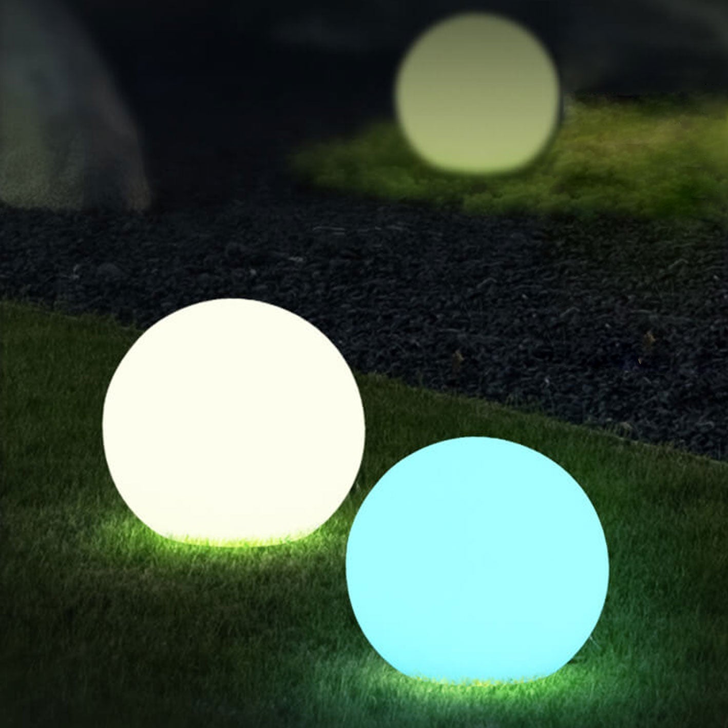 Solar LED Outdoor Glow Ball Light