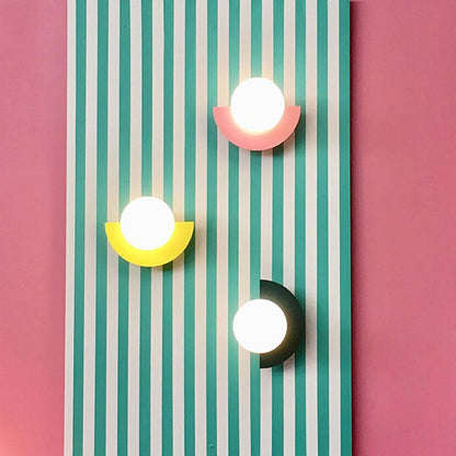 Color Pop Globe Wall Sconce Light