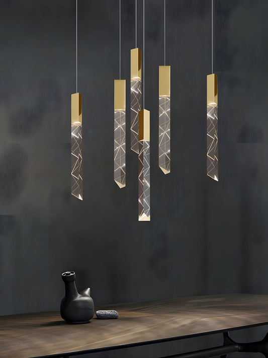 Luminous Cascade Chandelier