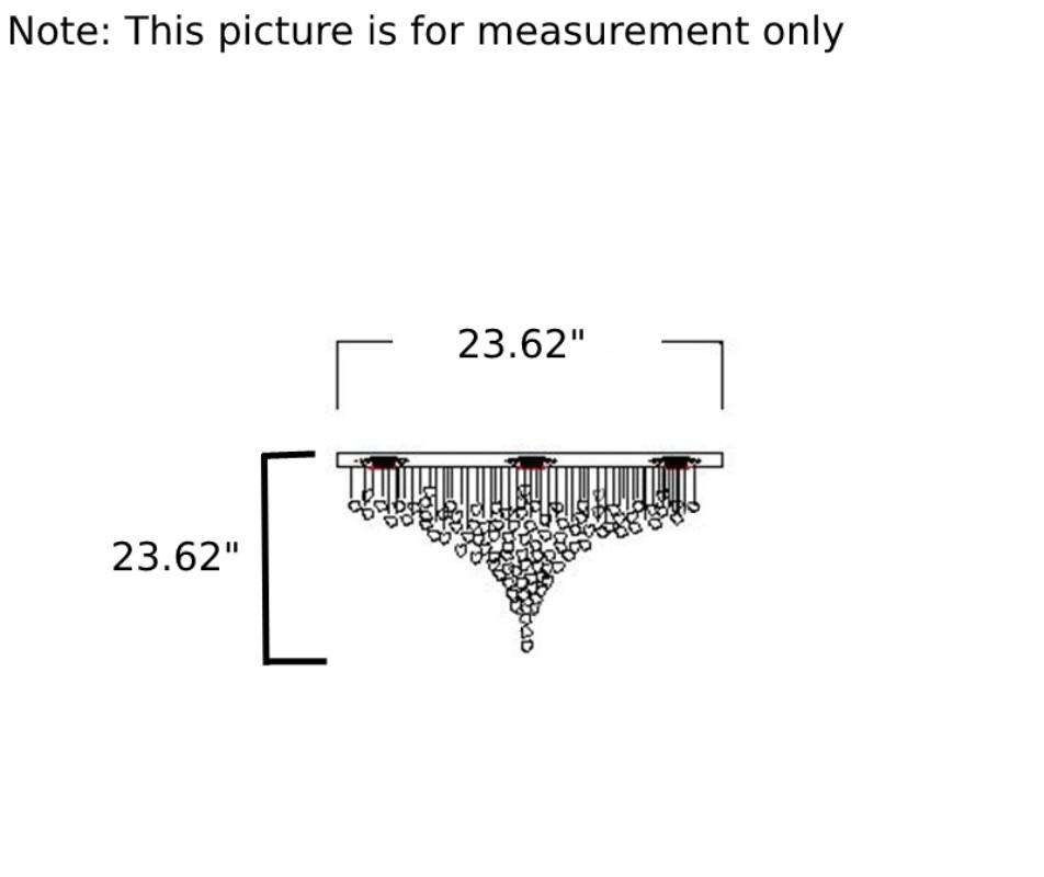 Crystal Stone LED Chandelier