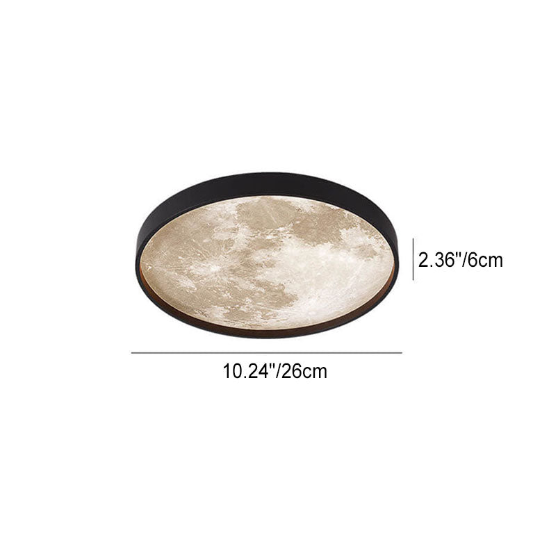 Modern Moon Glow LED Ceiling Light