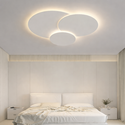 Modern Minimalist LED Disc Flush Mount Ceiling Light