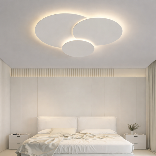 Modern Minimalist LED Disc Flush Mount Ceiling Light
