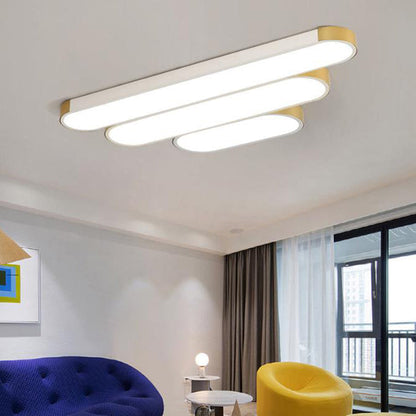 Modern Slim Oval LED Ceiling Light