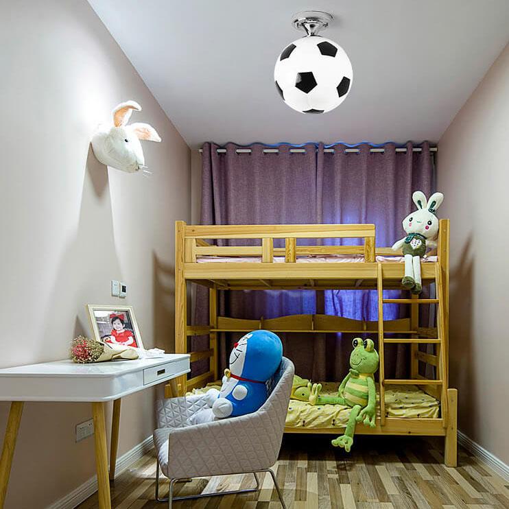 Kids Soccer Ball Ceiling Light