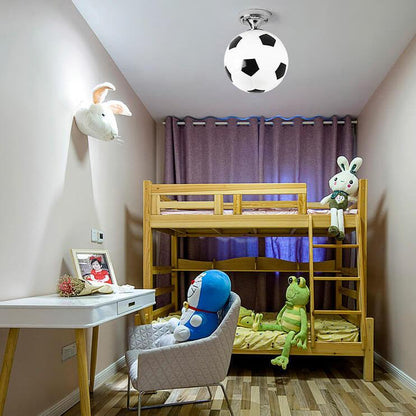 Kids Soccer Ball Ceiling Light