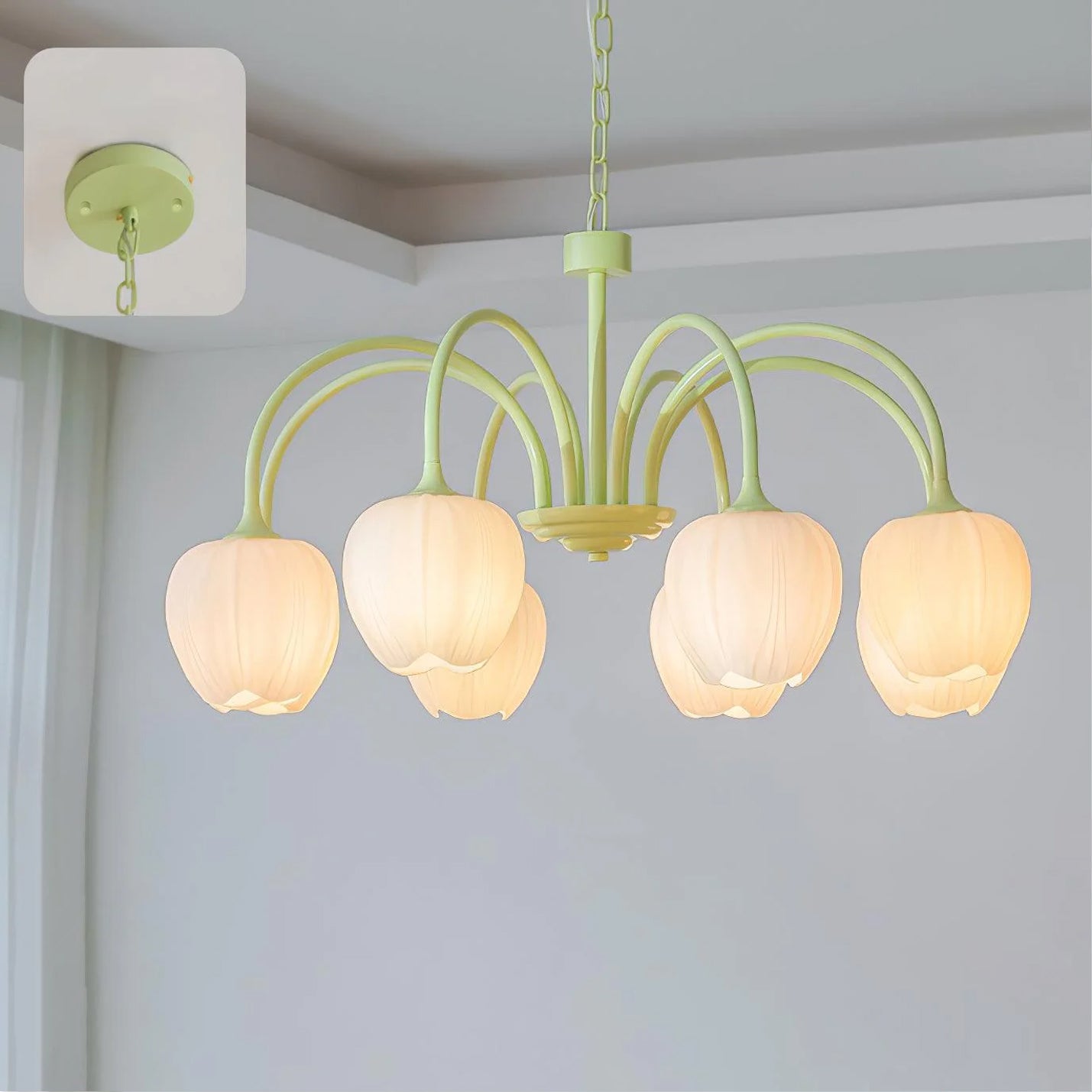 Tulip Bloom Chandelier