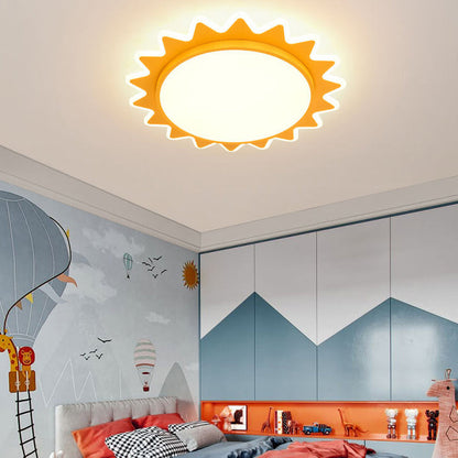 Sun Shape LED Flush Mount Ceiling Light