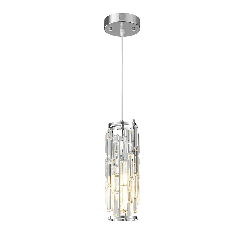 Crystal Tube Pendant Light