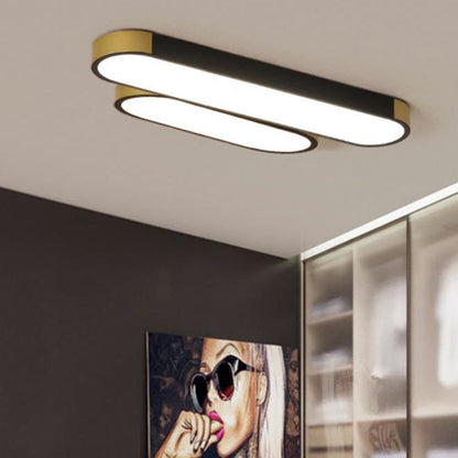 Modern Slim Oval LED Ceiling Light