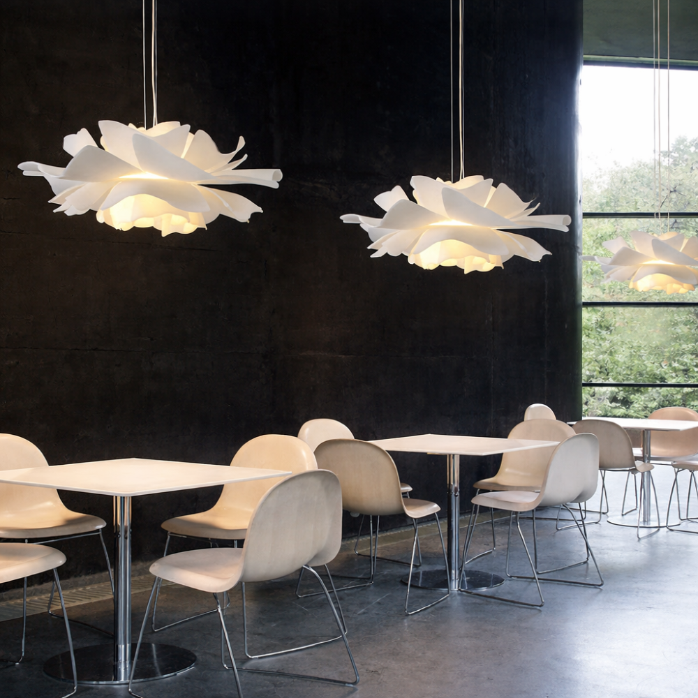 Modern Floral Acrylic Pendant Light