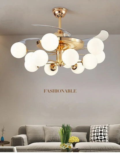 LED Chandelier Ceiling Fan