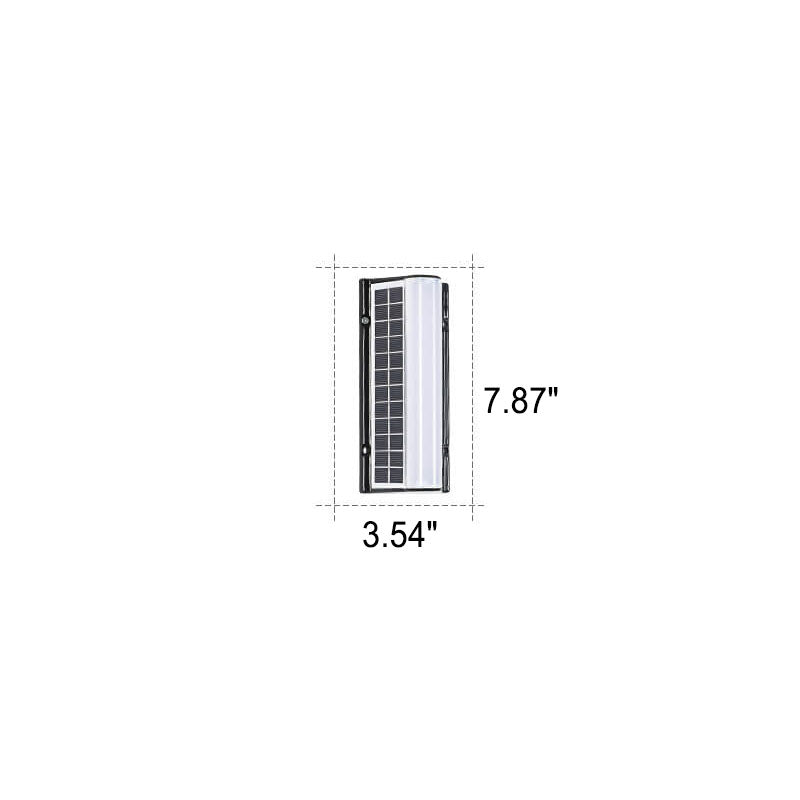 Modern Solar LED Outdoor Wall Light Bar