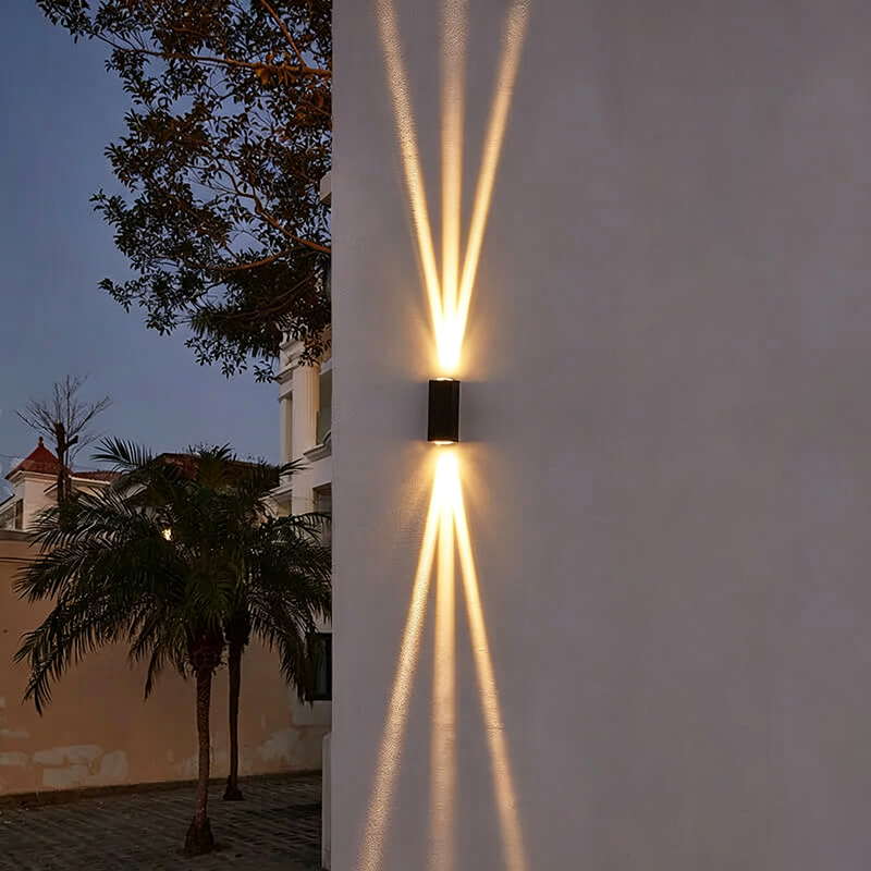 Modern Outdoor LED Up Down Wall Light