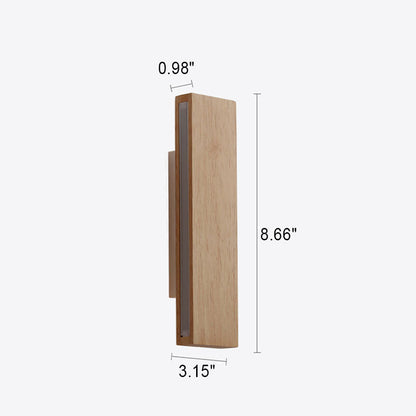 Rotatable Wooden LED Wall Light