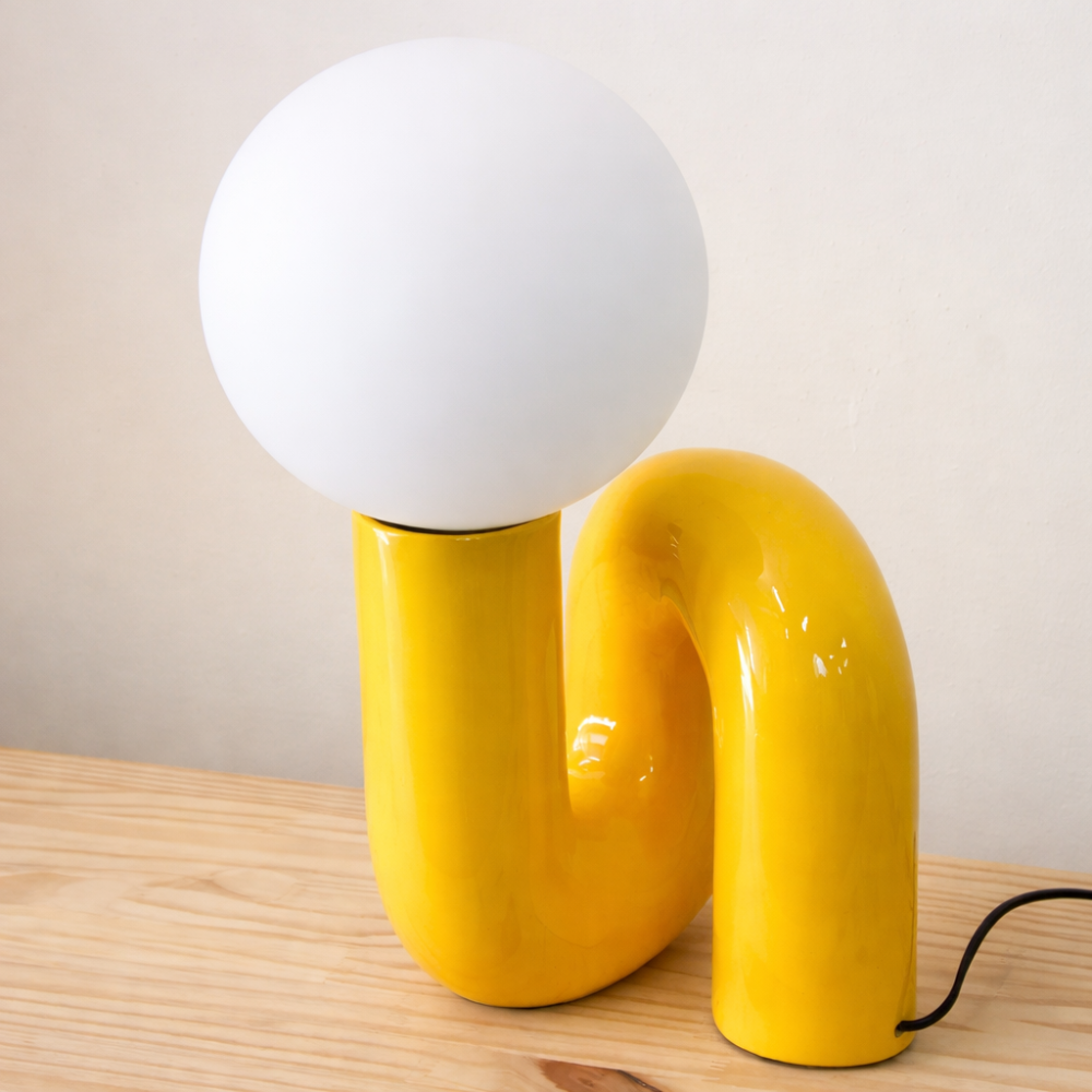 Whimsical Spiral Table Lamp