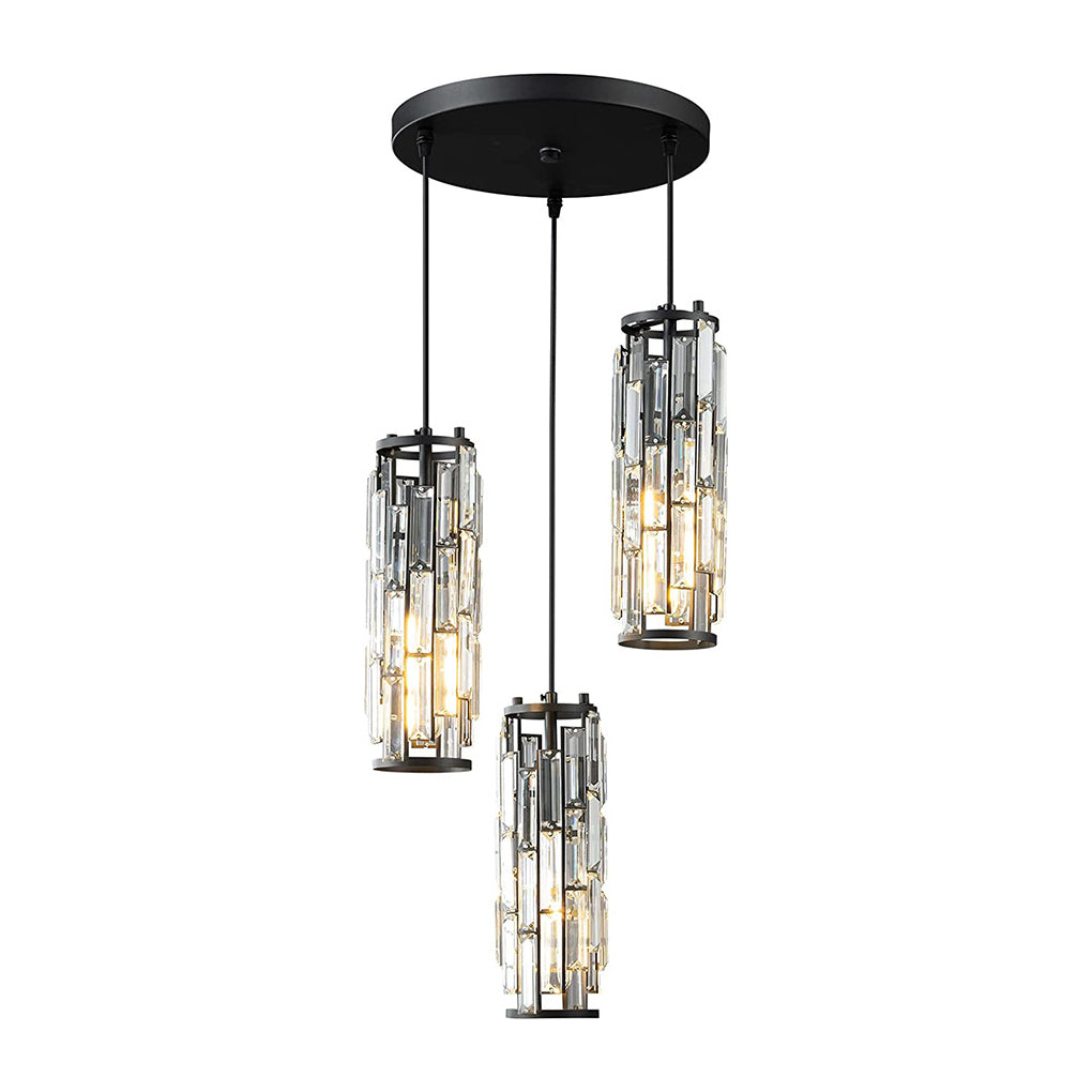 Crystal Tube Pendant Light