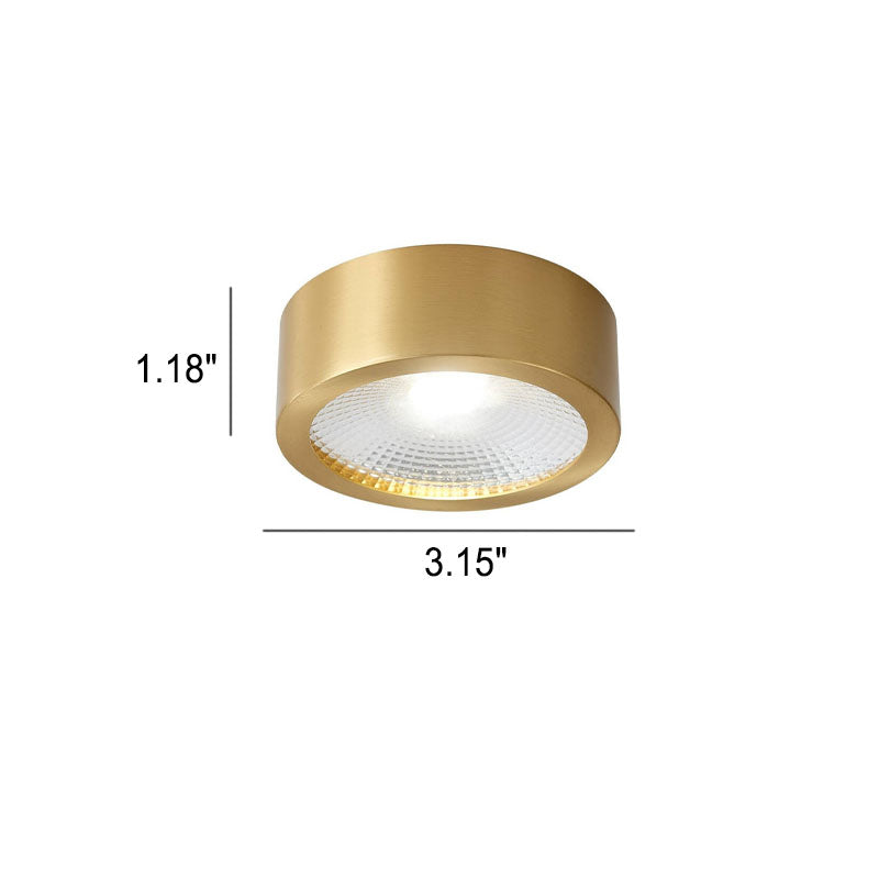 Modern Gold Round LED Ceiling Light