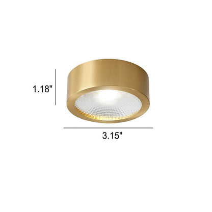 Modern Gold Round LED Ceiling Light