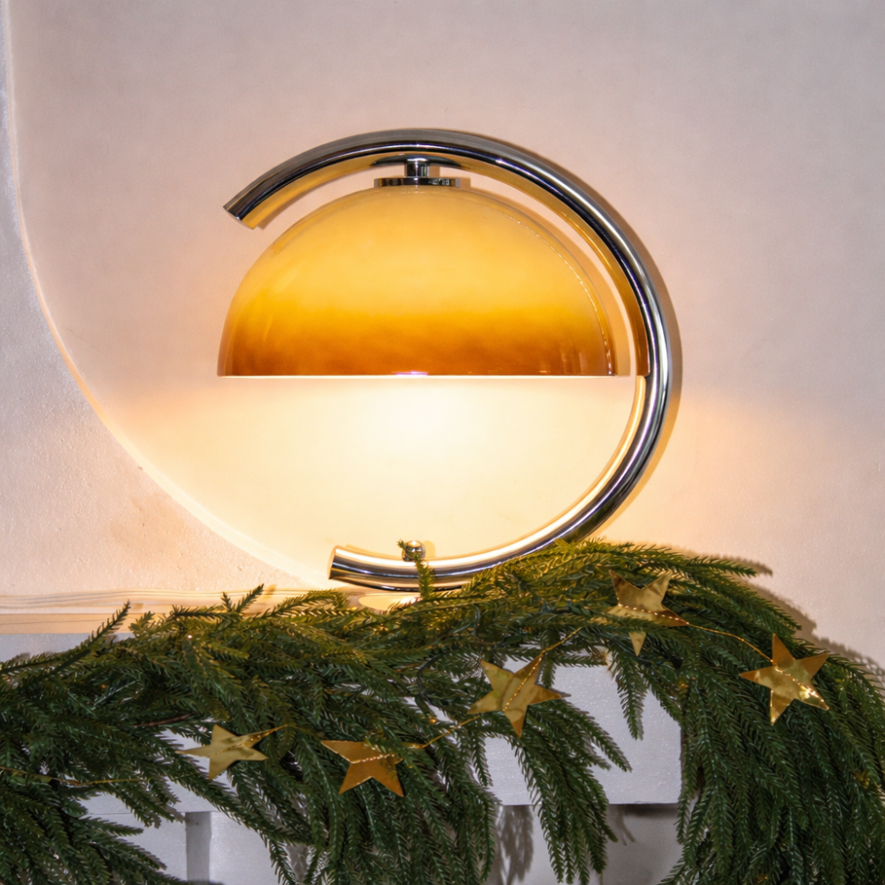 Modern Crescent Table Lamp