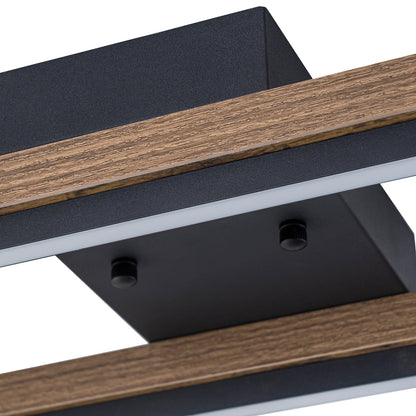 Haven Wood LED Flush Mount Ceiling Light