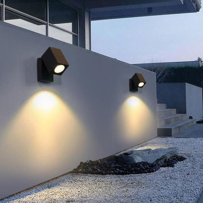 Adjustable LED Outdoor Wall Spotlight