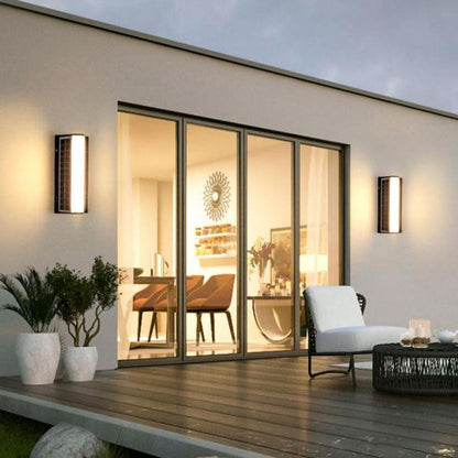 Modern Solar LED Outdoor Wall Light Bar
