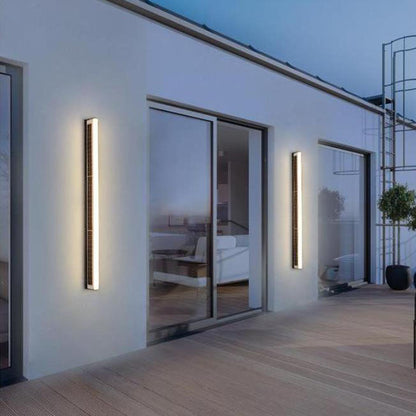 Modern Solar LED Outdoor Wall Light Bar