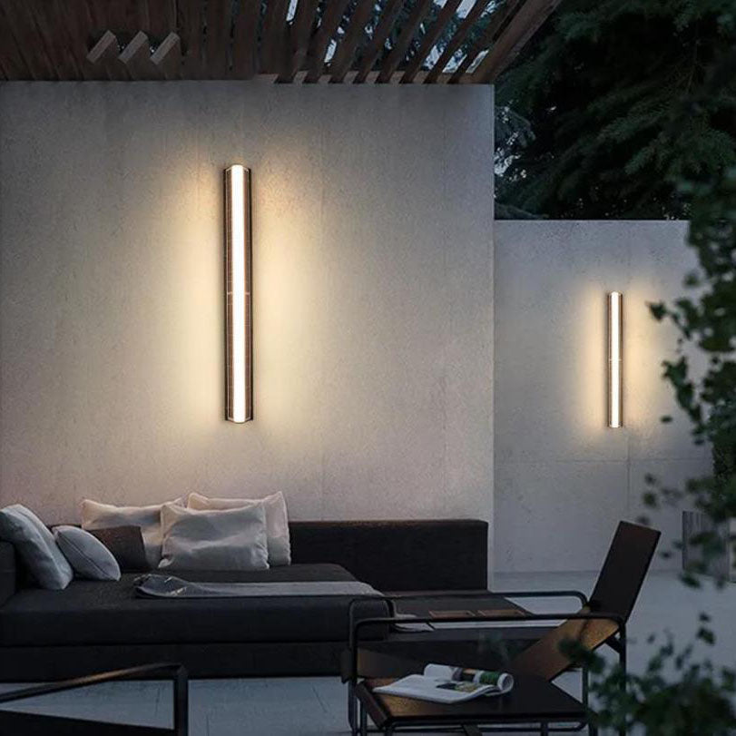 Modern Solar LED Outdoor Wall Light Bar