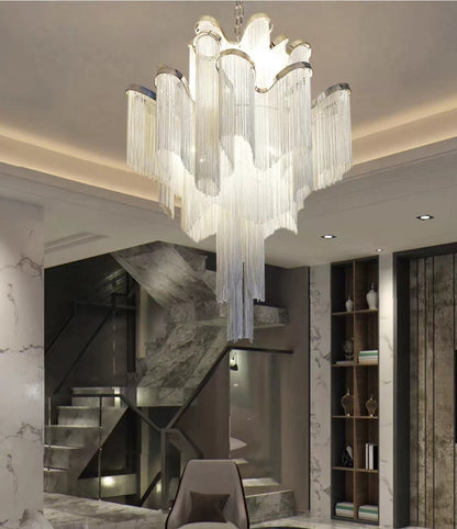 Luxury Long Tassel Chandelier