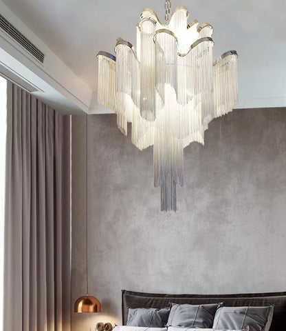 Luxury Long Tassel Chandelier